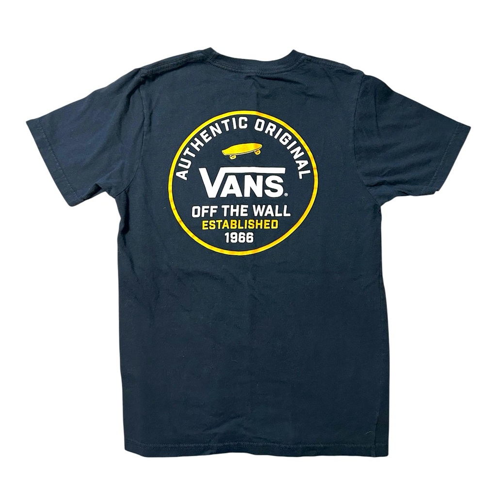 Vans Classic Off the Wall Black T-Shirt with Logo